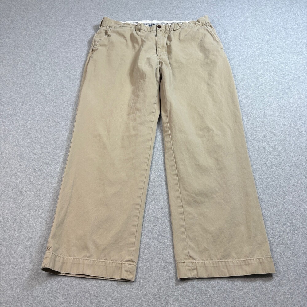 Polo Ralph Lauren Pant Men 38x30 Tan Chino Office Academia Heritage Capsule Y2K